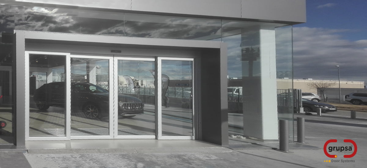 Puertas automáticas para centros comerciales y retail Grupsa