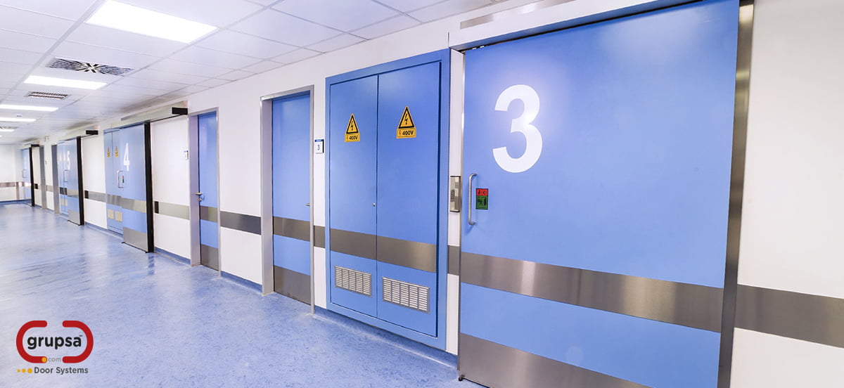 Fabricante de puertas para hospitales