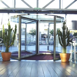 Puertas giratorias automáticas